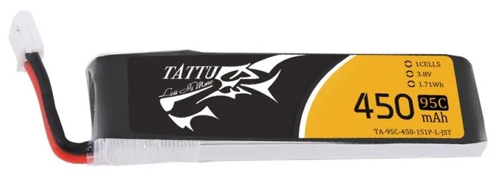 Akumulator Tattu 450mAh 3.8V HV 95C 1S1P Long JST-PHR PH 2.0
