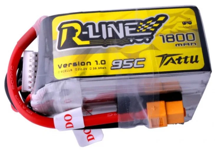 Akumulator LiPo Tattu R-Line Version 5.0 1800mAh 22.2V 150C 6S1P XT60