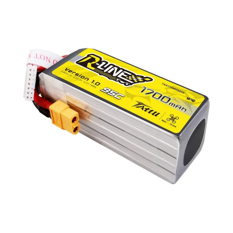 Akumulator Tattu R-Line 6.0 1700mAh 6S1P 22.2V 160C XT60 ST/SQ