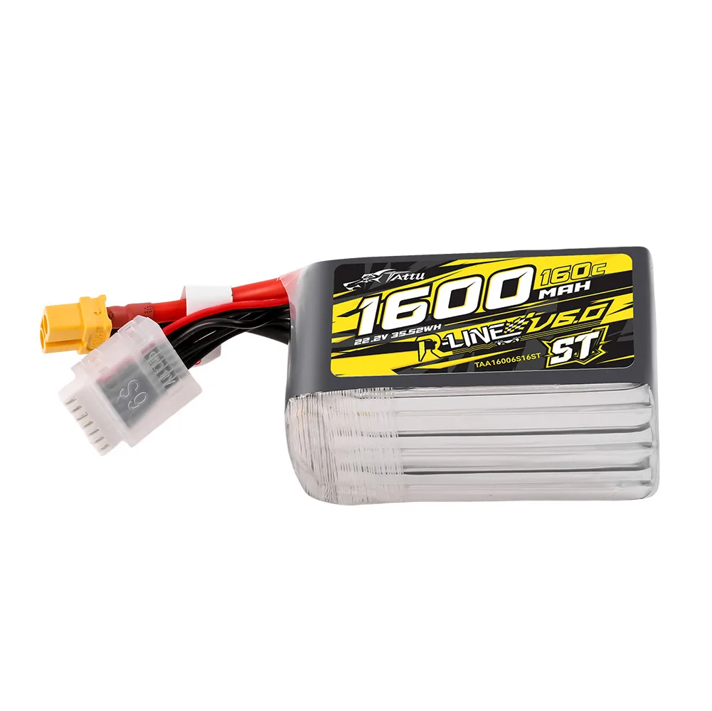Akumulator Tattu R-Line Version 6.0 1600mAh 160C 6S 22.2V ST/SQ XT60 Plug