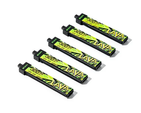 Akumulatory LiPo LiHV 1S BetaFPV LAVA II 320mAh 95C BT2.0 (5 szt.)