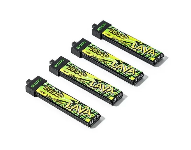 Akumulatory LiPo LiHV 1S BetaFPV LAVA II 580mAh 95C BT2.0 (4 szt.)