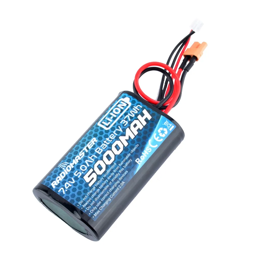 Bateria LiIon 2S 5000mah do Radiomaster Boxer / TX15 / TX16 / TX12