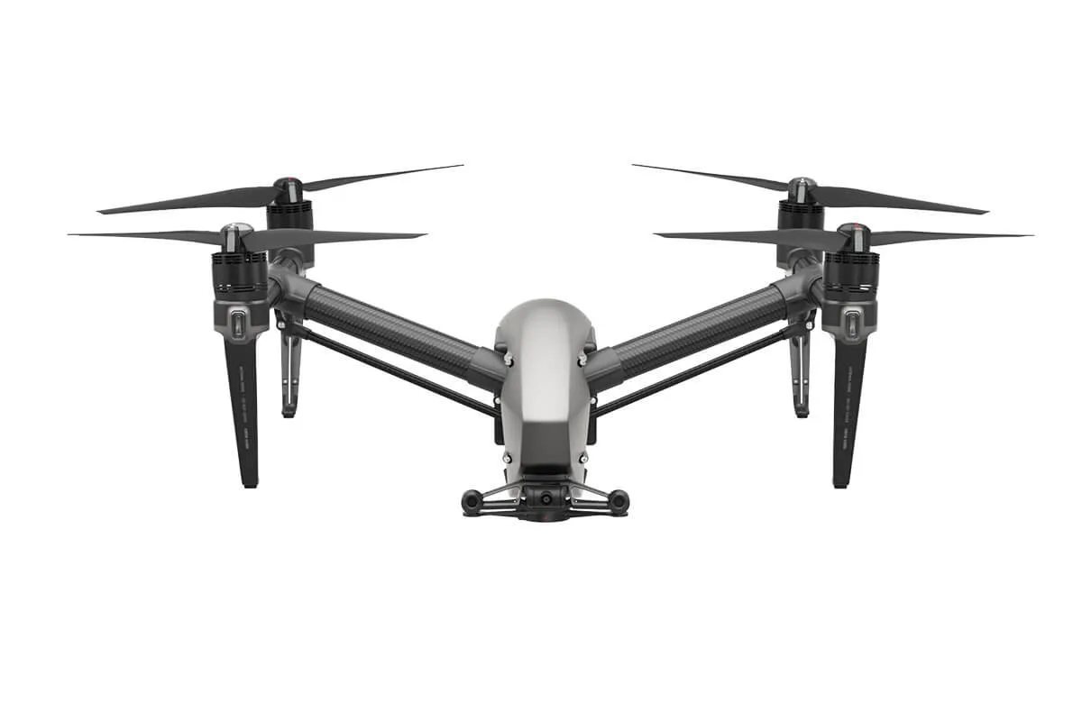 DJI Inspire 2 z kamerą X7 + 4 obiektywy + licencje - WYPOŻYCZENIE