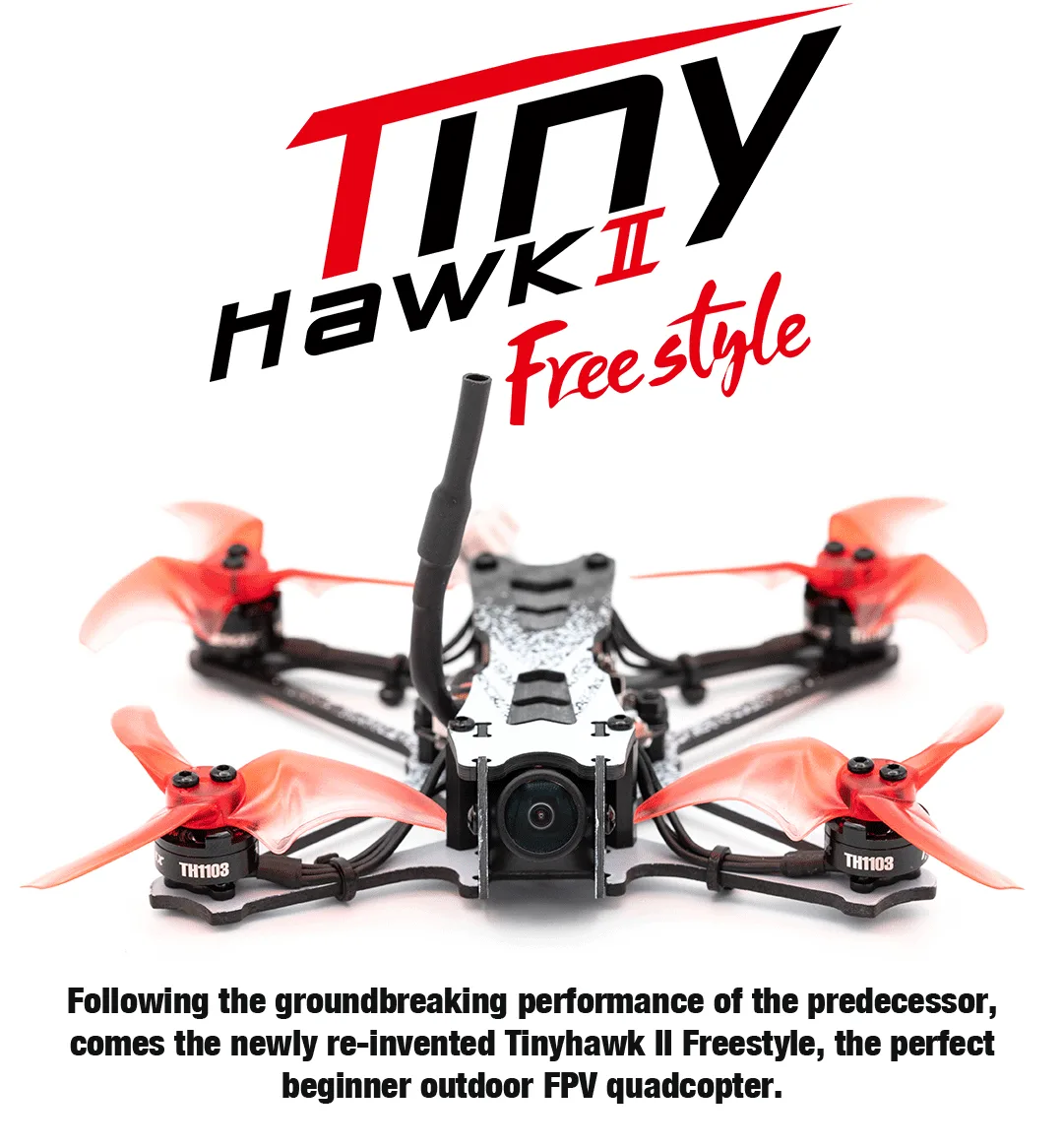 Dron Emax Tinyhawk II Freestyle 200mW FrSky BNF