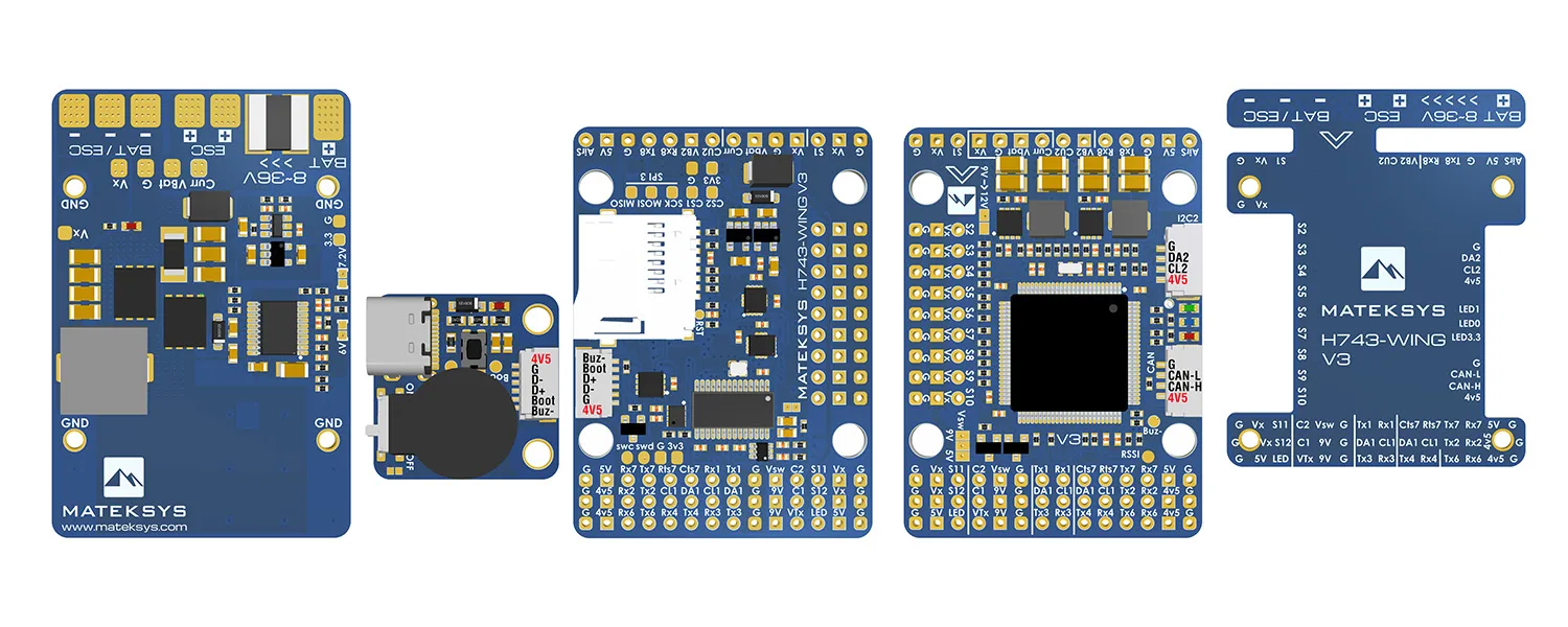 Kontroler lotu FC Matek H743-WING V3
