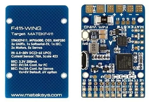 Kontroler lotu FC Matek F411 Wing