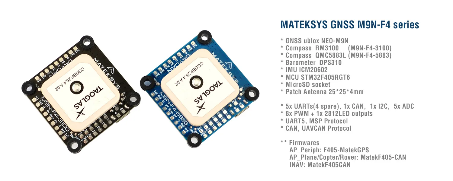 MatekSys GNSS M9N-F4