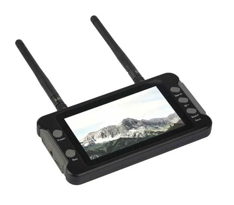 Monitor analogowy Foxeer 4.3" FPV 5.8G 40CH z DVR