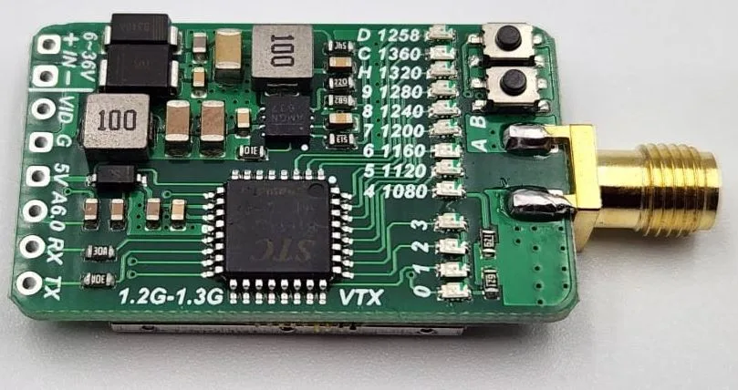 Nadajnik VTX Neutral Video Transmitter 1,2GHz / 1,3GHz 9CH