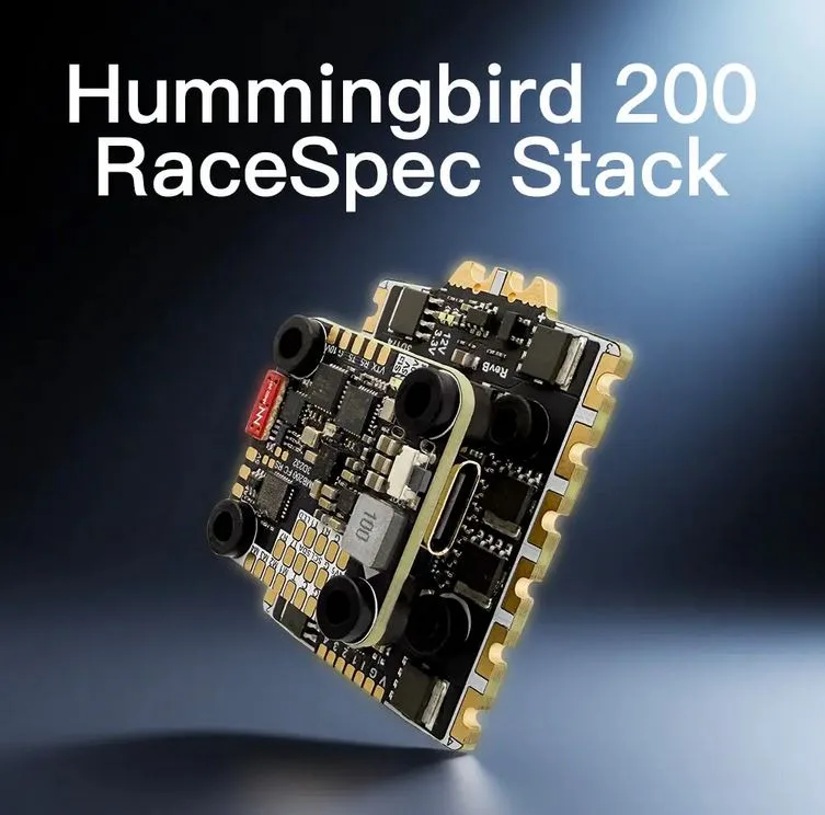 NewBeeDrone Hummingbird 200 RaceSpec Stack 20x20mm – ELRS FC + 80A AM32 ESC