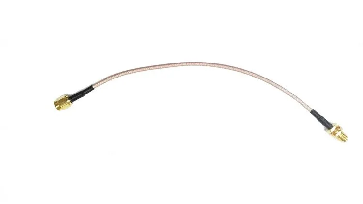 Przejście proste RP-SMA plug na RP-SMA jack - 200mm