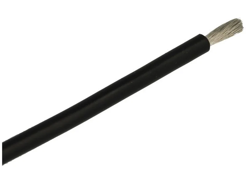 Przewód silikonowy 1x2.5mm2 Czarny