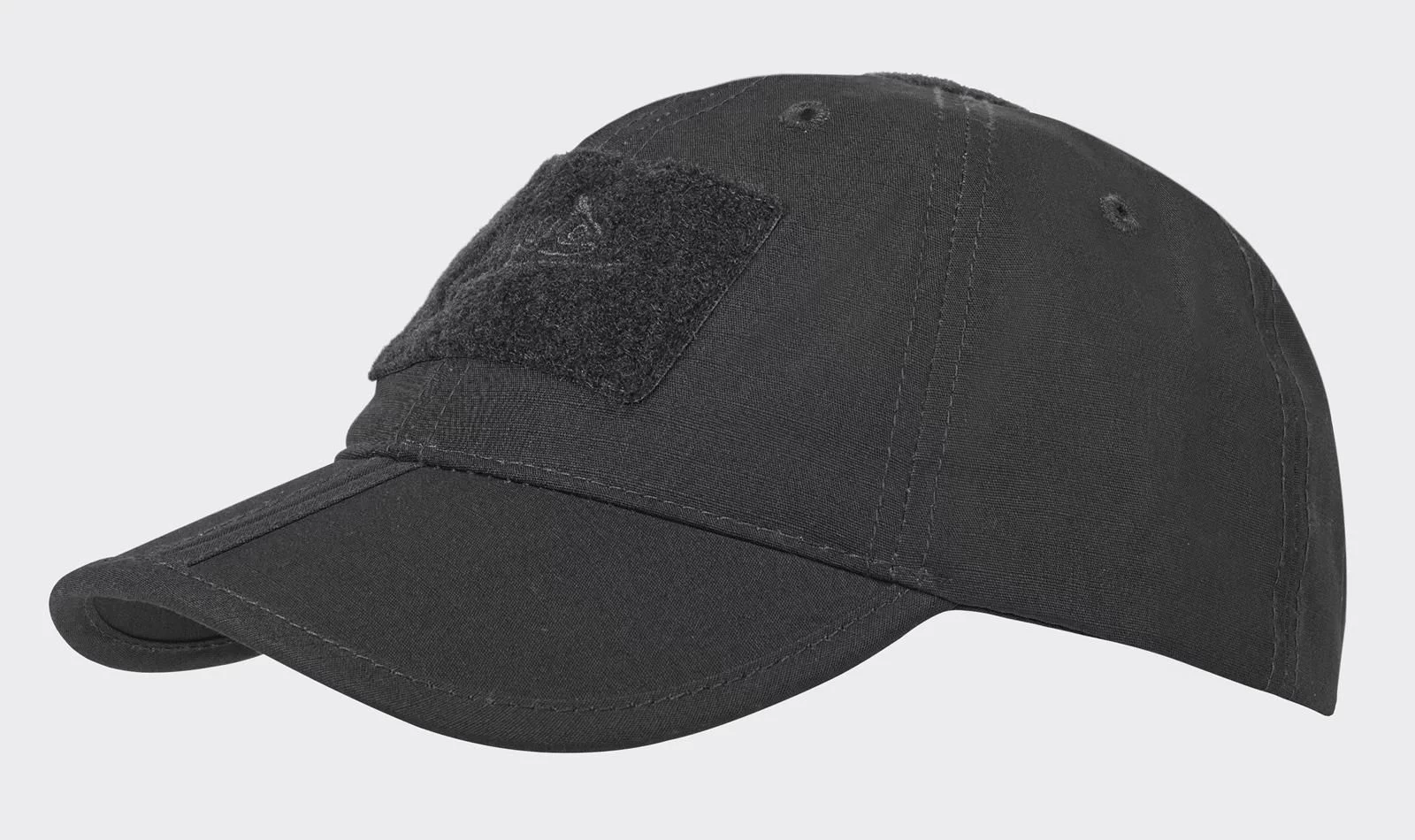 Czapka Helikon Baseball folding PolyCotton Ripstop Czarny-Black (CZ-BBF-PR-01) HELIKON-TEX