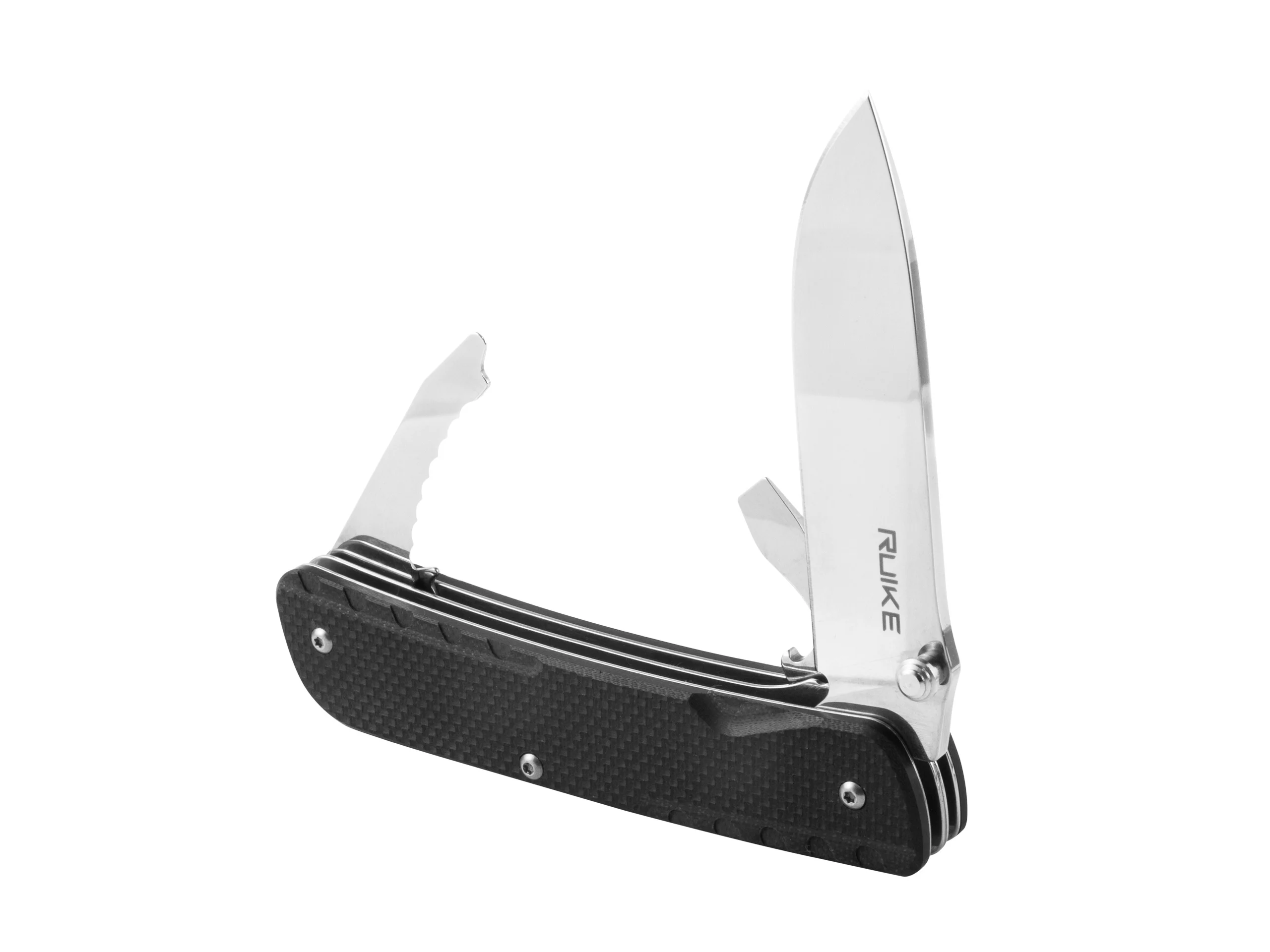 Scyzoryk Ruike LD21-B wielofunkcyjny, dł.199mm, czarny (LD21-B (black)) - widok 4