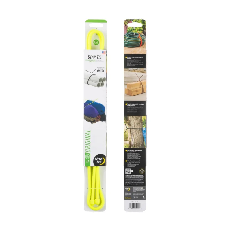 Elastyczny trok Gear Tie 64'' - Neon Yellow - GT64-33-R3 - Nite Ize