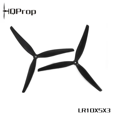 Śmigła HQProp LR10X5X3 (1CCW+1CW) Black-Glass Fiber Reinforced Nylon