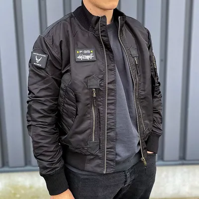 Kurtka lotnicza F-35 Fostex Garments - czarna rozmiar M - widok 7
