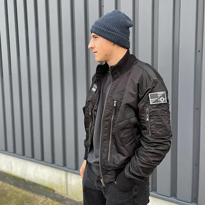 Kurtka lotnicza F-35 Fostex Garments - czarna rozmiar M - widok 3