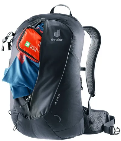 Plecak turystyczny Deuter AC Lite 23 black - widok 4