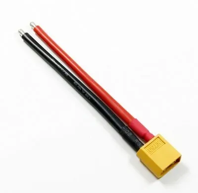 Wtyk XT60 męski z przewodem 12AWG 100mm