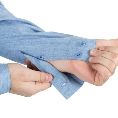 Koszula Helikon DEFENDER Mk2 Gentleman Melange Blue (KO-DGM-PO-6520Y) HELIKON-TEX - widok 7