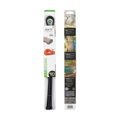 Elastyczne troki Gear Tie 32'' - Dwupak - Czarne - GT32-01-2R3 - Nite Ize