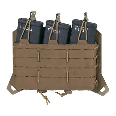 Ładownica Direct Action SPITFIRE TRIPLE RIFLE MAGAZINE FLAP - Cordura - Czarny (PC-R3FP-CD5-BLK) - widok 3
