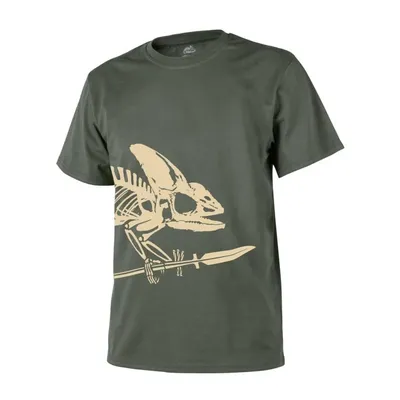 T-Shirt Helikon (Full Body Skeleton) - Bawełna - Olive Green (TS-FBS-CO-02)