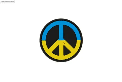 Naszywka PEACE UA (GFT-30-034893) GFC TACTICAL - widok 2