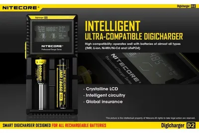 Ładowarka Nitecore Digicharger D2 (LAT/NITECORE D2) - widok 4