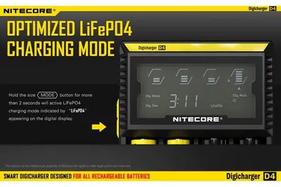 Ładowarka do Akumulatorów Nitecore Digicharger D4 (LAT/NITECORE D4) - widok 8