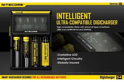 Ładowarka do Akumulatorów Nitecore Digicharger D4 (LAT/NITECORE D4) - widok 4