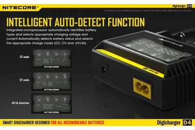 Ładowarka do Akumulatorów Nitecore Digicharger D4 (LAT/NITECORE D4) - widok 6