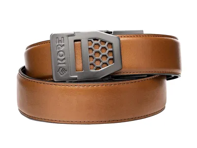 Pas strzelecki Kore Essentials Leather Gun Belt X6 tan (X6G GUNTAN)