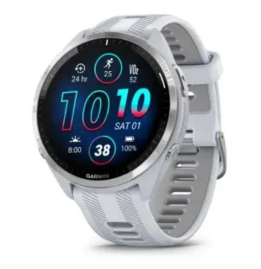 Zegarek sportowy Garmin Forerunner 965 mleczny kwarc - widok 2