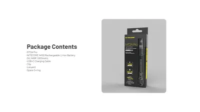 Latarka Nitecore MT2A PRO 1000 Lumenów - widok 3