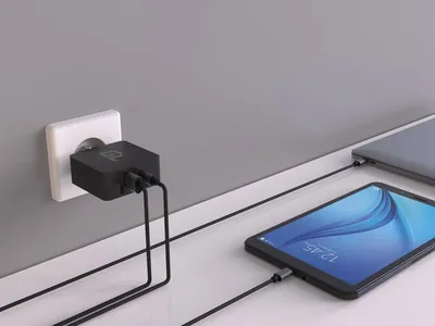 GREEN CELL ŁADOWARKA SIECIOWA USB-C 45W PD + USB - widok 2