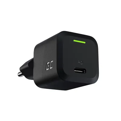 GREEN CELL ŁADOWARKA USB-C GAN GC POWERGAN 33W PD 3.0 QC 3.0 USB-C CZARNA - widok 3