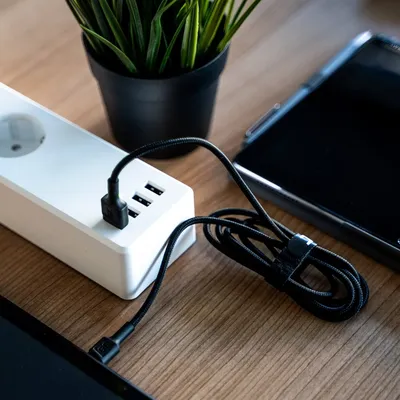 GREEN CELL KABEL KABGC06 GC RAY USB - USB-C 120CM, ZIELONY LED, SZYBKIE ŁADOWANIE ULTRA CHARGE, QC 3.0 - widok 3