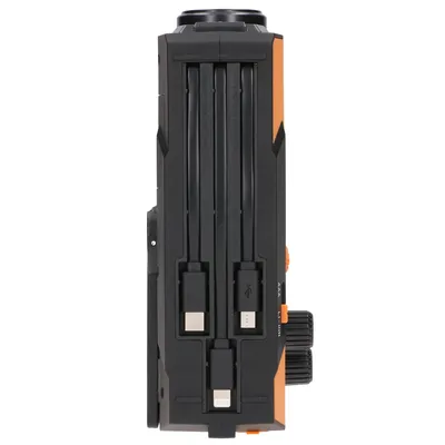 Radio awaryjne solarne z korbką | dynamo, Extralink SR-4000 powerbank 4000mAh, z latarką SOS - widok 8