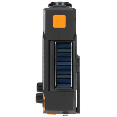 Radio awaryjne solarne z korbką | dynamo, Extralink SR-4000 powerbank 4000mAh, z latarką SOS - widok 7