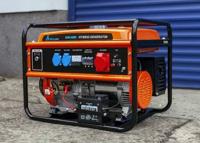 Agregat prądotwórczy hybrydowy Extralink EGH-5500, 5,5kW 3F - widok 4