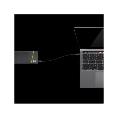 GREEN CELL KABEL KABGC31 GC POWERSTREAM USB-C - USB-C 30CM, POWER DELIVERY 60W, ULTRA CHARGE, QC 3.0 - widok 2