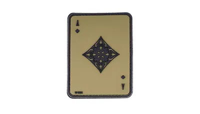 Naszywka 3D - Ace of Diamonds - Zielony OD - 444130-3960 - 101 Inc.