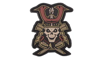 Naszywka 3D - Samurai Skull - Multicamo - 101 Inc.