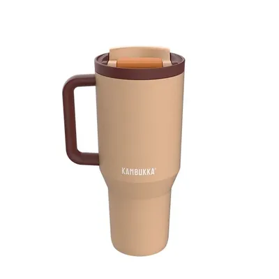 Kubek termiczny z teleskopową słomką Kambukka Rio Tumbler 950ml Almond Dream - widok 4