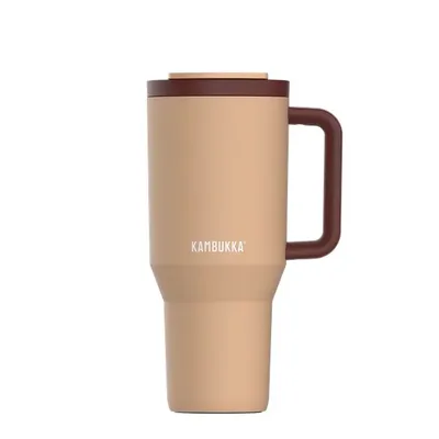 Kubek termiczny z teleskopową słomką Kambukka Rio Tumbler 950ml Almond Dream - widok 2