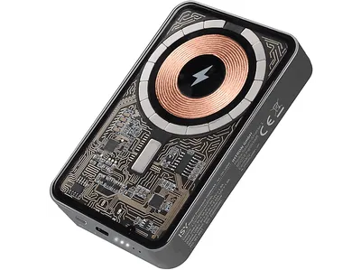 Powerbank ISY ITP-10000 10000mAh MagSafe Przezroczysty