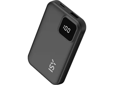 Powerbank ISY IPP-5001 1xUSB-C 1xUSB-A 5000mAh Czarny